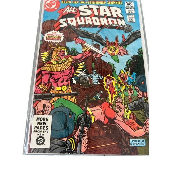 Vintage DC Comic All Star Squadron Comic Book #6 - Picture 4 of 4